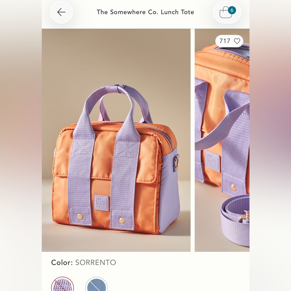 NWT Anthropologie lunch tote!